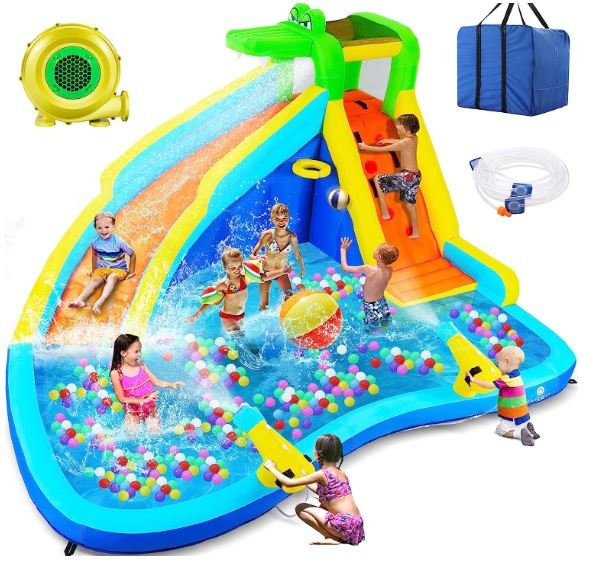 Piscinas inflables con bomba, de gran tamaño de 120 x 72 x 22 pulgadas,  piscina inflable gruesa para niños, niños pequeños y adultos, piscina sobre  el